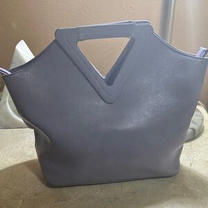 Joy Susan Lavender Triangle-Handle Tote